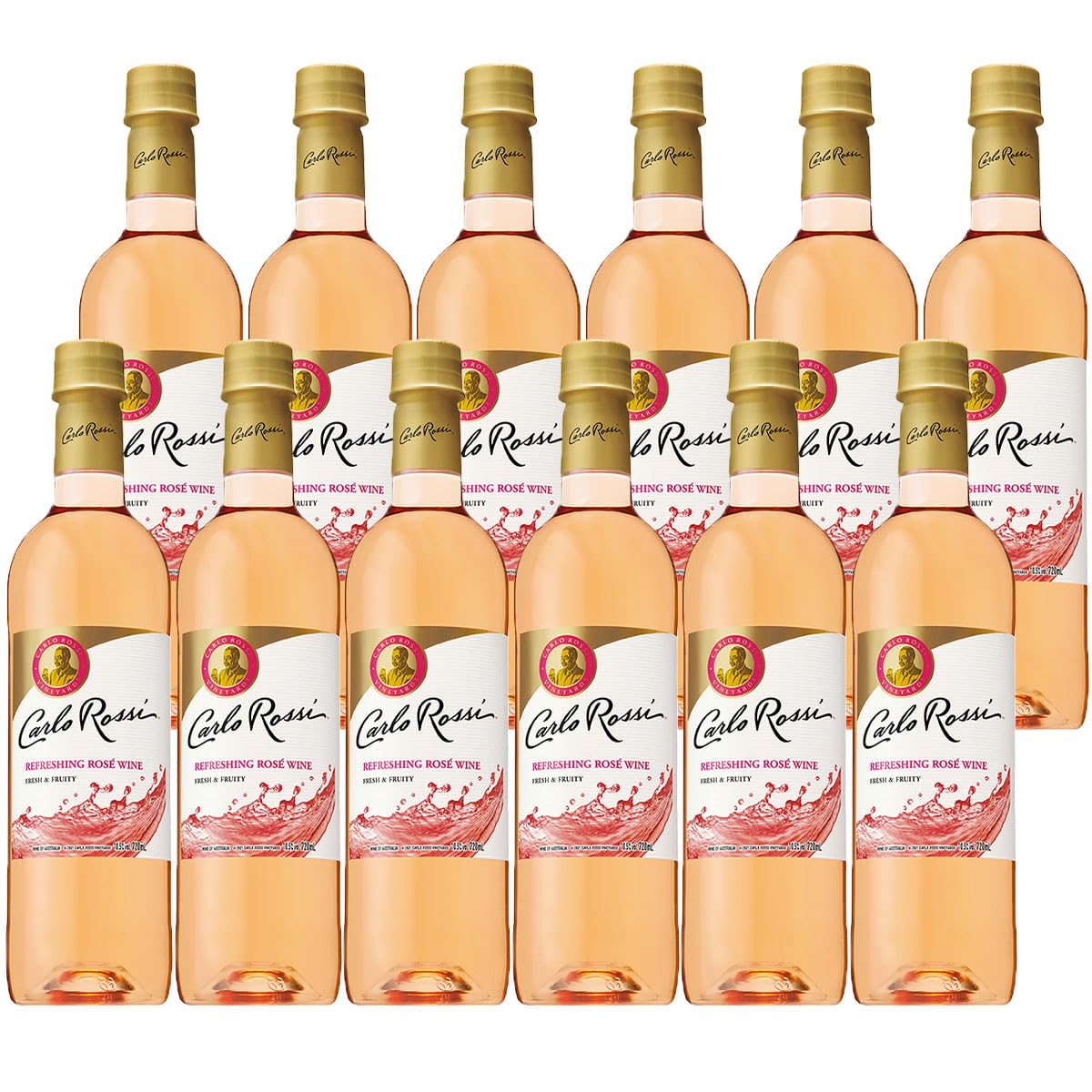 Amazon.co.jp: カルロ ロッシ ロゼ (ペットボトル) [ロゼワイン 720ml